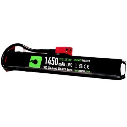 Nuprol 11.1v 1450mAh 30C Li-Po Stick Battery - Deans Connector