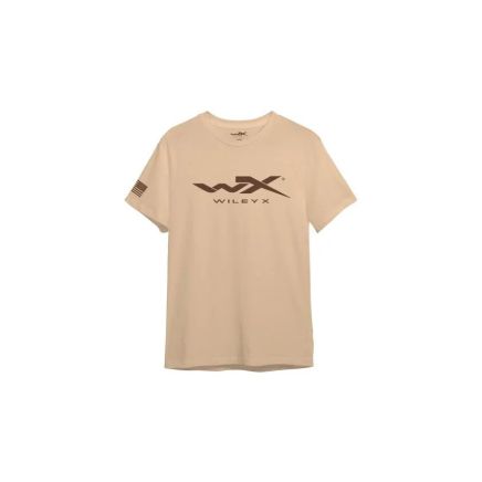 WX Tac T-shirt - Tan Melange w/ Wiley X logo