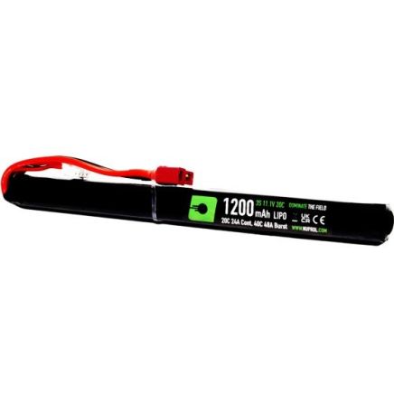 Nuprol 11.1v 1200mAh 20C Li-Po Slim Stick Battery - Deans Connector