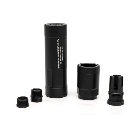 PTS Syndicate Airsoft Griffin R22 Modular Suppressor Taper Mount Kit - Tracer Version