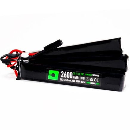 Nuprol 11.1v 2600mAh 20C Li-Po 3-Leg Battery - Deans Connector