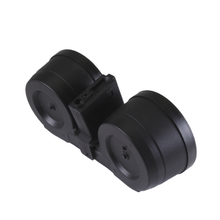 Nuprol M4 Double Electric Drum Magazine 2500 round - BLACK