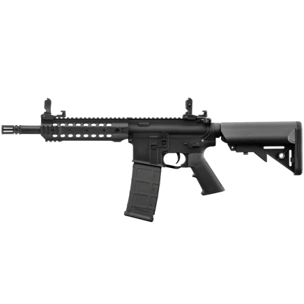 Nuprol Delta Pioneer Jackal 7" AEG Electric Airsoft Rifle - Black