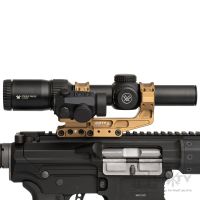 PTS Syndicate Unity Tactical FAST LPVO Scope Mount 30mm Set - Dark Earth