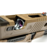 PTS ZEV - OZ9 Elite (Standard Version) GBB Pistol - Dark Earth