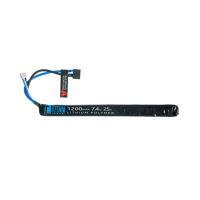 Titan Power LiPo 1200mAh 7.4v 25C AK Style Stick T-Plug (Deans)