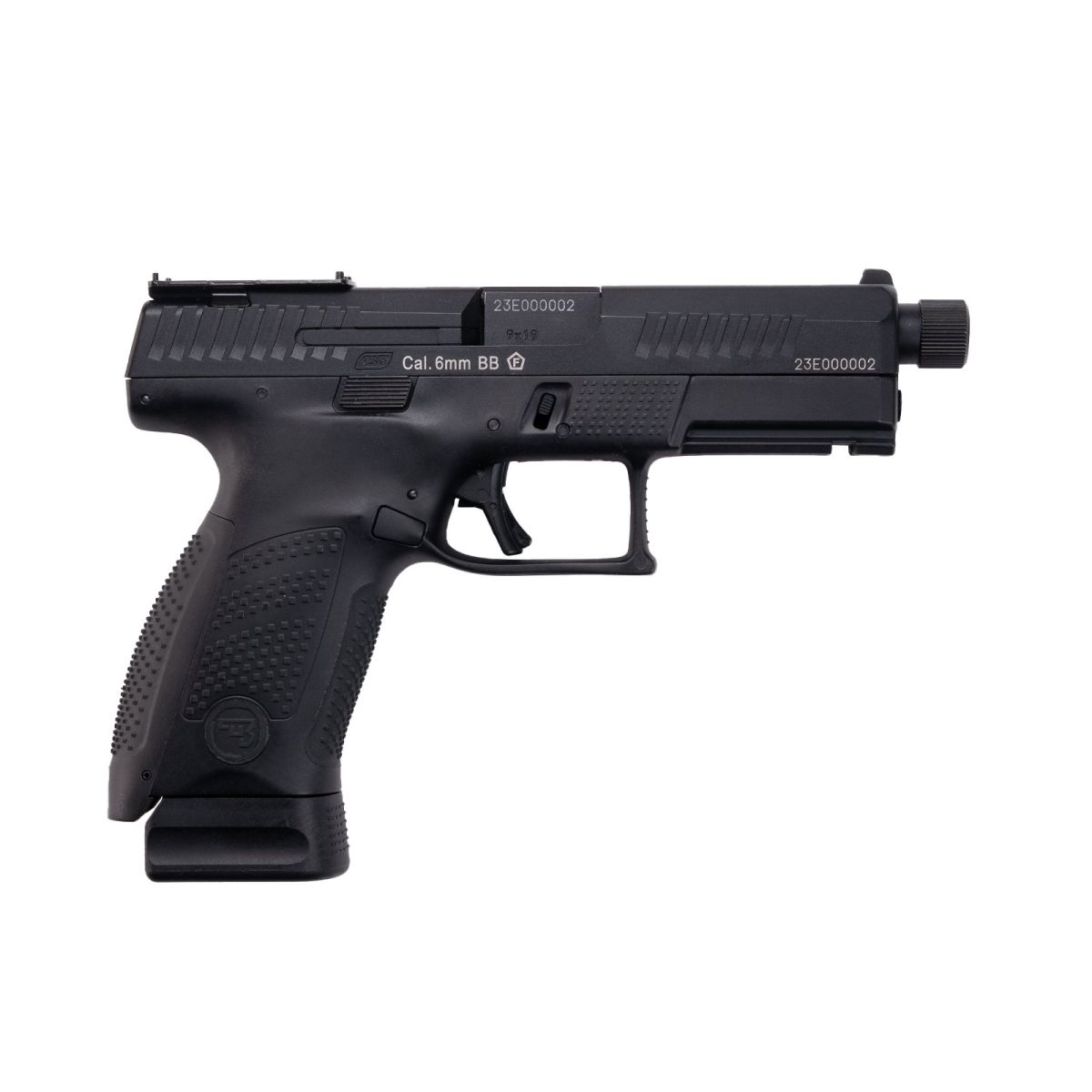 ASG CZ P10-C CO2 Blowback Pistol - Threaded Barrel - Black | Land Warrior